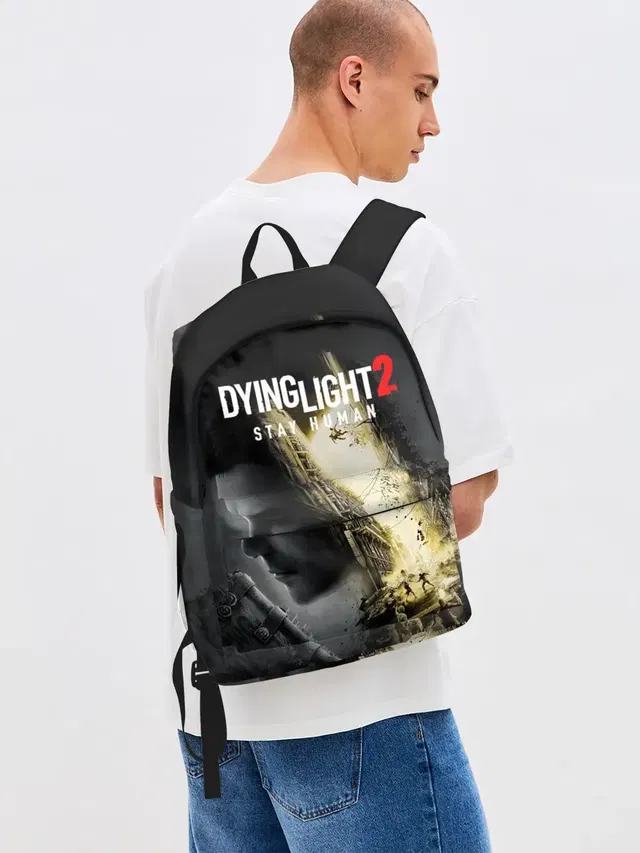 Джинсовый рюкзак с принтом «Dying Light — Dying Light 2 Deluxe»