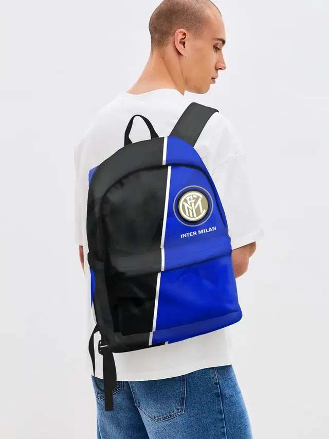 Джинсовый рюкзак с принтом «Football — INTER MILAN»