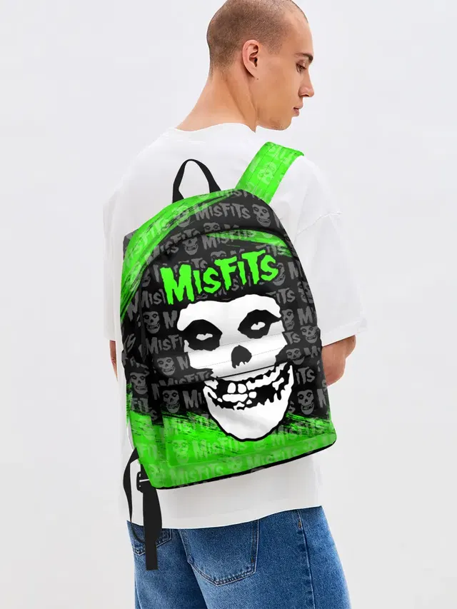 Джинсовый рюкзак с принтом «Misfits 3»