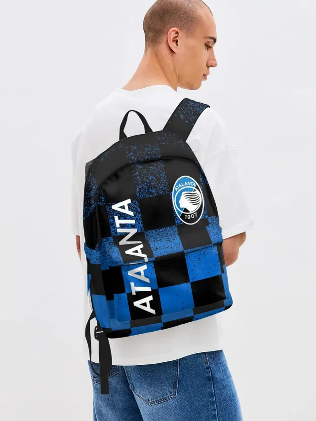 Джинсовый рюкзак с принтом «FC Atalanta ФК Аталанта»