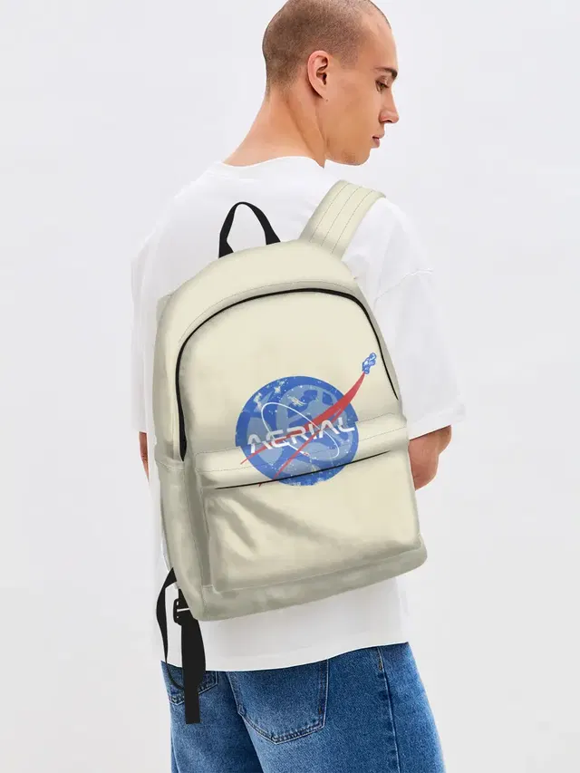 Джинсовый рюкзак с принтом «Nasa x Rocket league»