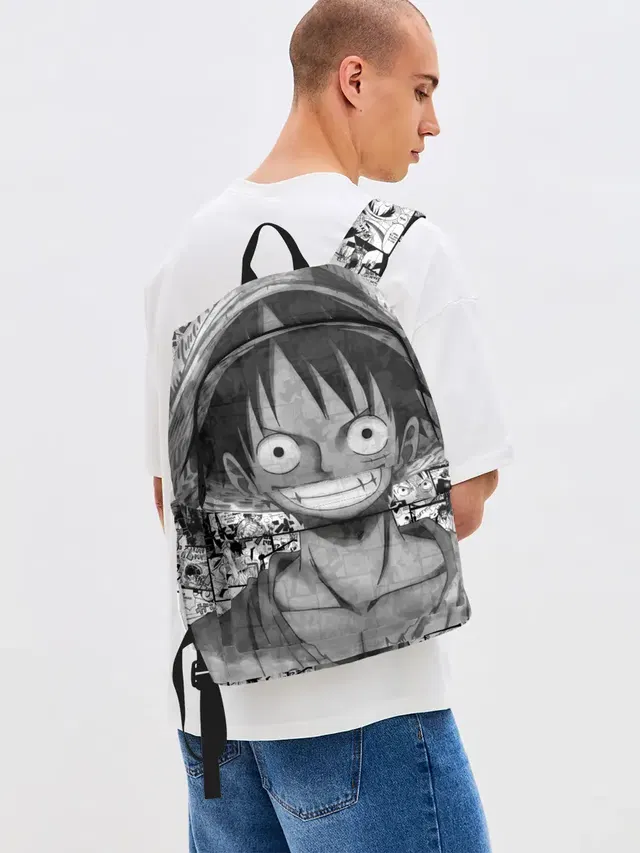 Луфи улыбается one piece