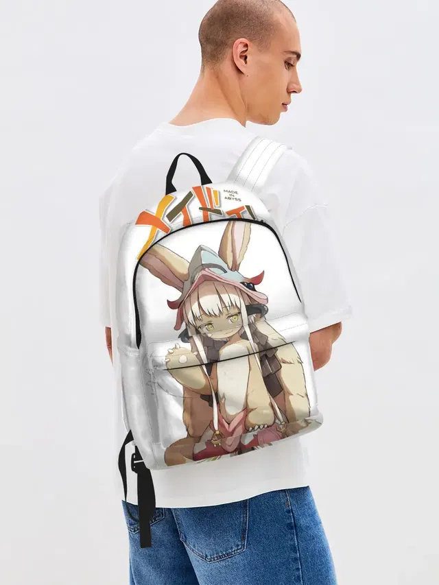 Джинсовый рюкзак с принтом «Nanachi»