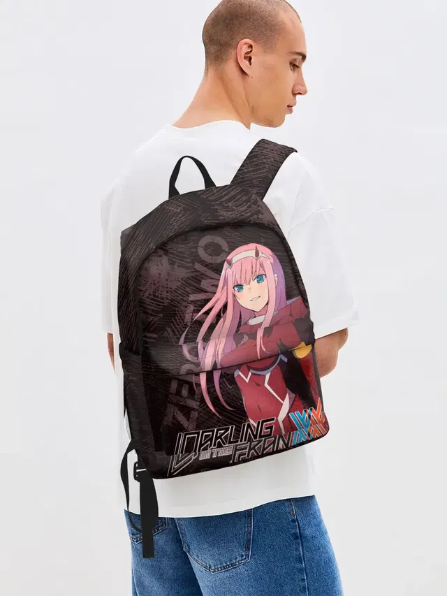 Джинсовый рюкзак с принтом «Zero Two — Zero Two Любимый во Франксе»