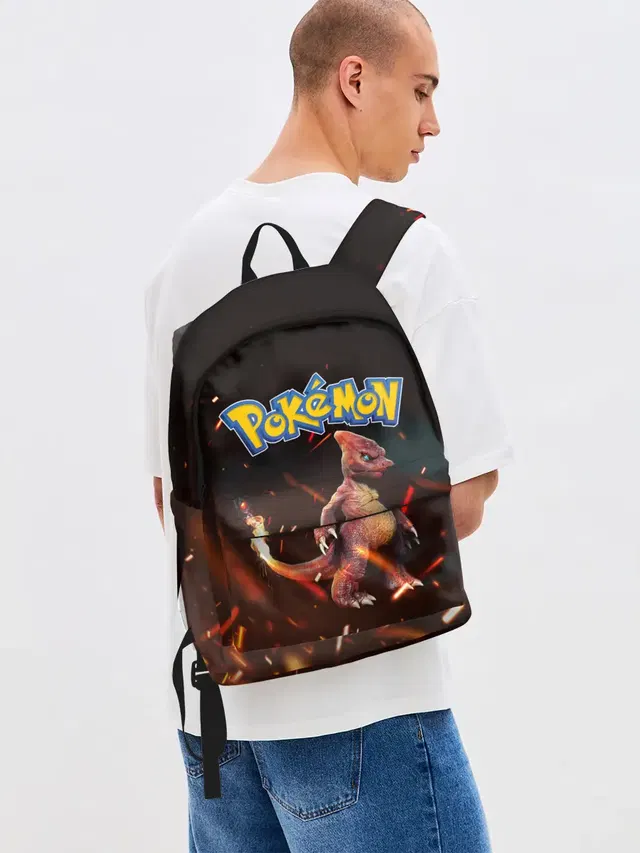 Джинсовый рюкзак с принтом «Charizard Pokemon — Charizard»