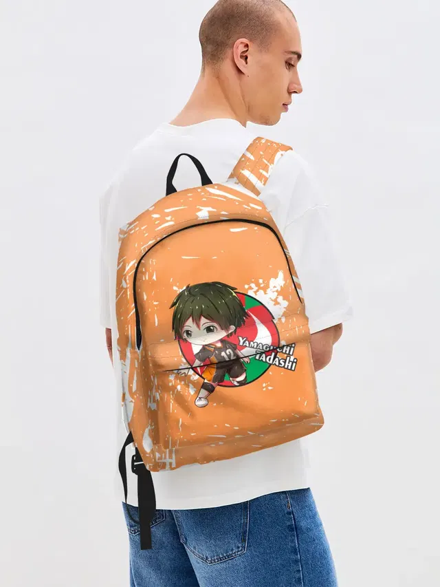 Джинсовый рюкзак с принтом «Yamaguchi Tadashi Haikyu Волейбол — Yamaguchi Tadashi — Haikyu»