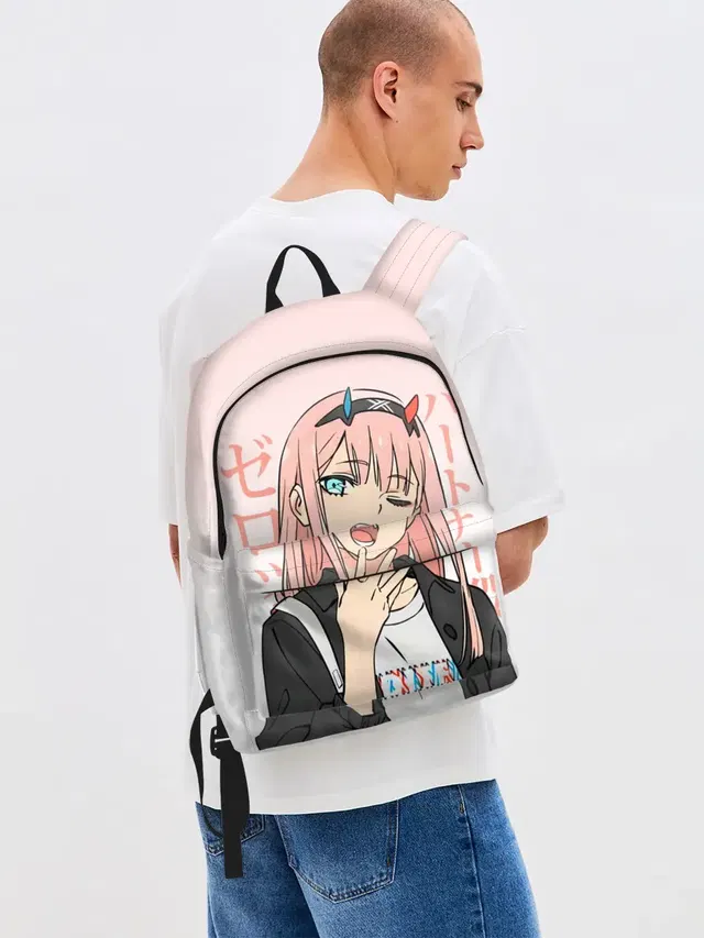 Джинсовый рюкзак с принтом «Darling in the FranXX — Zero Two Darling in the Franxx»