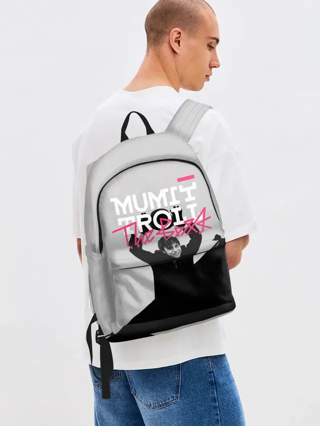 Джинсовый рюкзак с принтом «Мумий Тролль — Mumiy Troll The Best»