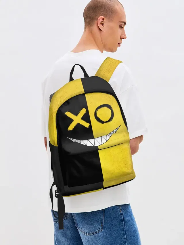 Yellow and black smile