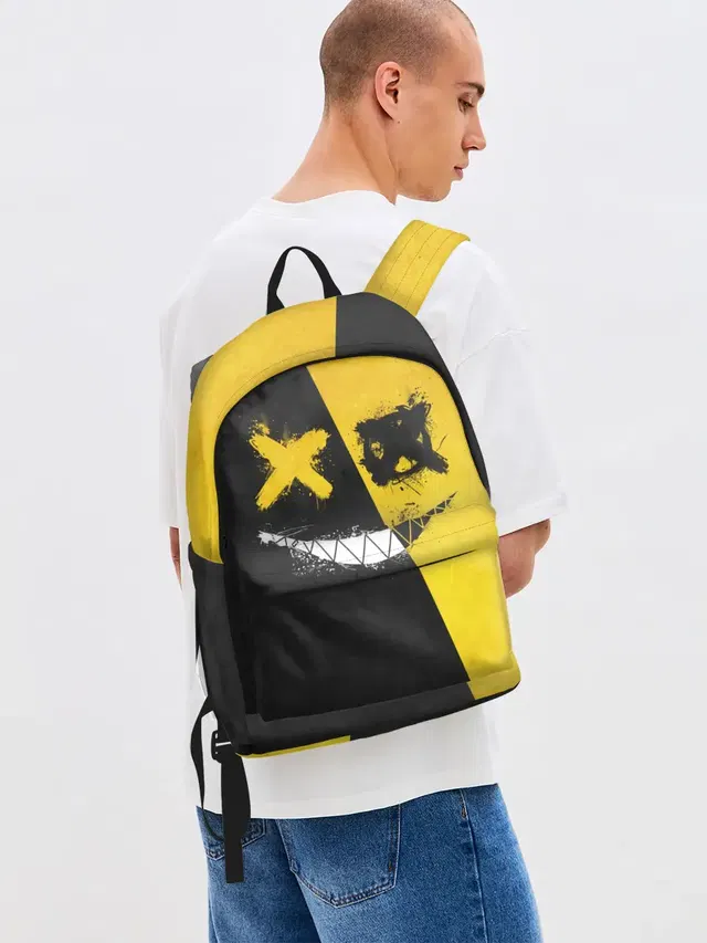 Yellow and Black Emoji