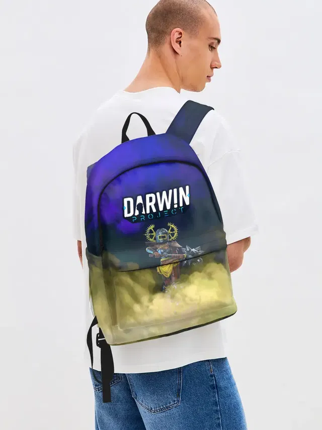 Джинсовый рюкзак с принтом «Darwin Project Battle Royale»