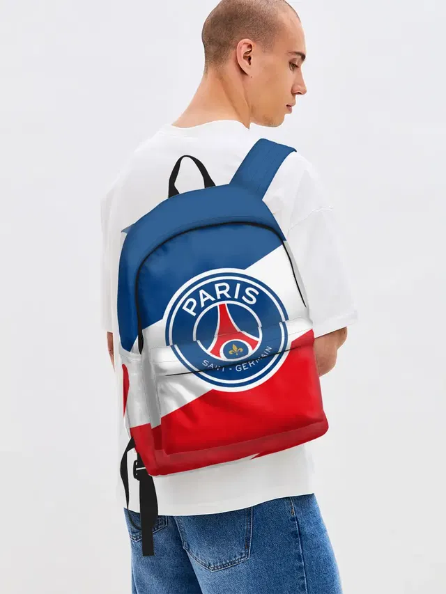 Джинсовый рюкзак с принтом «ПСЖ — Paris Saint-Germain FC»