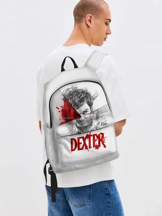 Джинсовый рюкзак с принтом «Декстер — Dexter Правосудие Декстера»