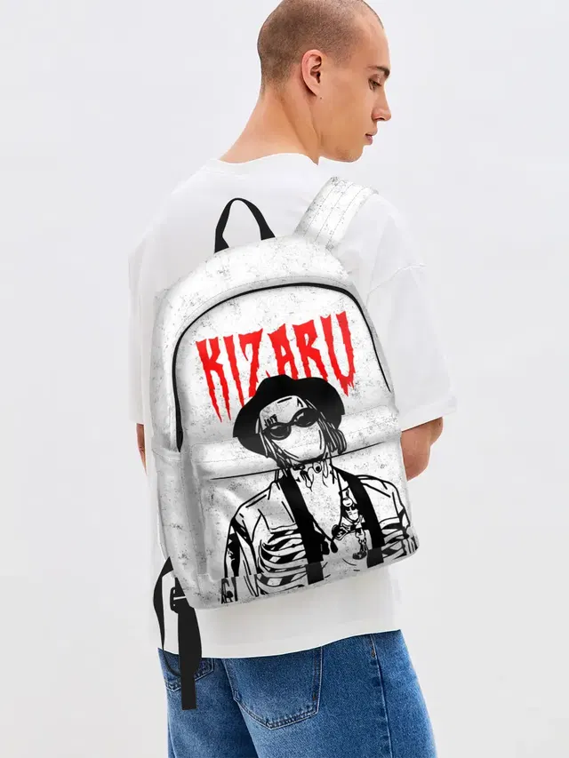Джинсовый рюкзак с принтом «Kizaru — KIZARU ART»