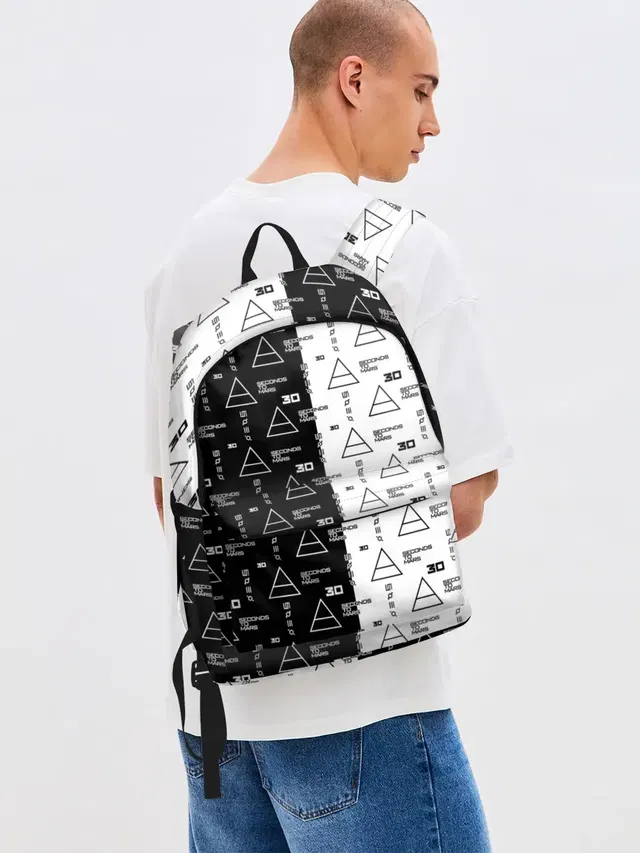 Джинсовый рюкзак с принтом «Pattern»