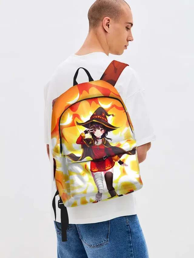 Джинсовый рюкзак с принтом «Коносуба — MeguminKonoSuba»