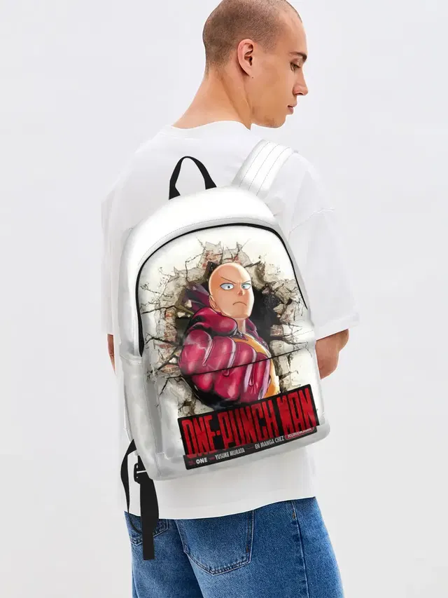 Сайтама пробивая стены One Punch-Man