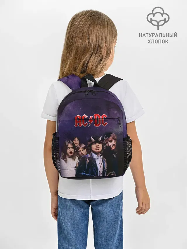 Рюкзак детский с принтом «Angus Young»