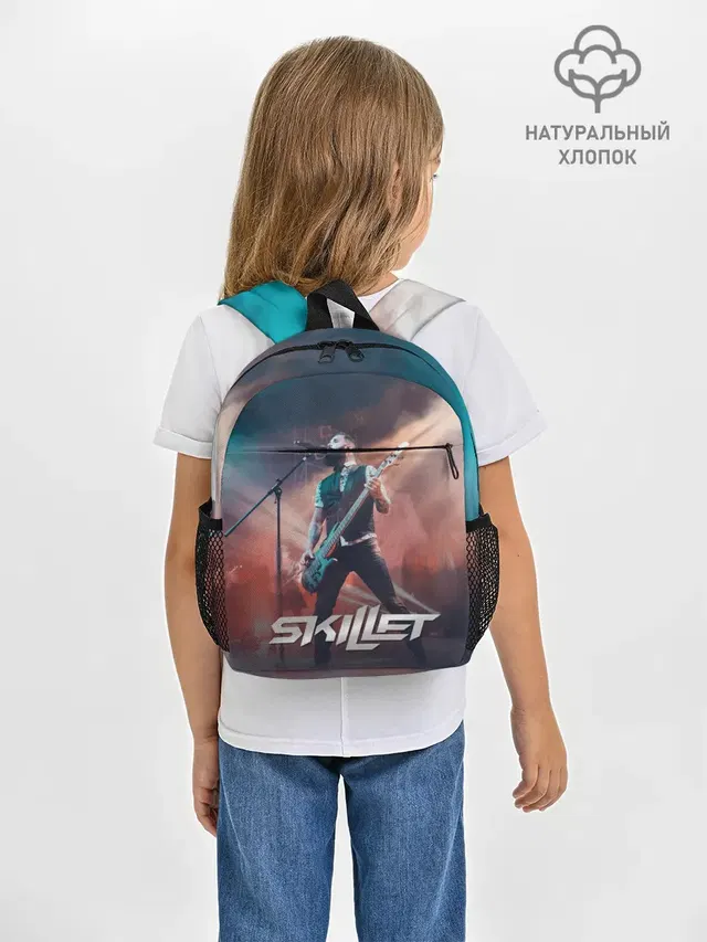 Рюкзак детский с принтом «Skillet — John Cooper»
