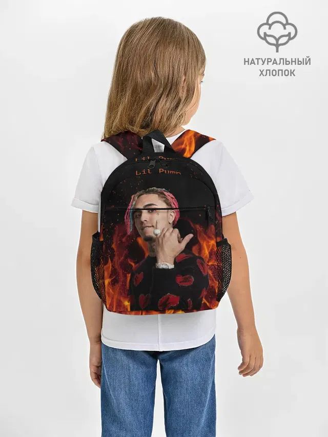 Рюкзак детский с принтом «Lil Pump - 103»