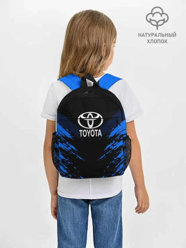 Рюкзак детский с принтом «Тойота — TOYOTA SPORT COLLECTION»
