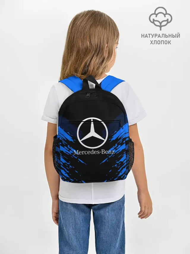 Рюкзак детский с принтом «Mercedes-Benz — MERCEDES-BENZ SPORT COLLECTION»