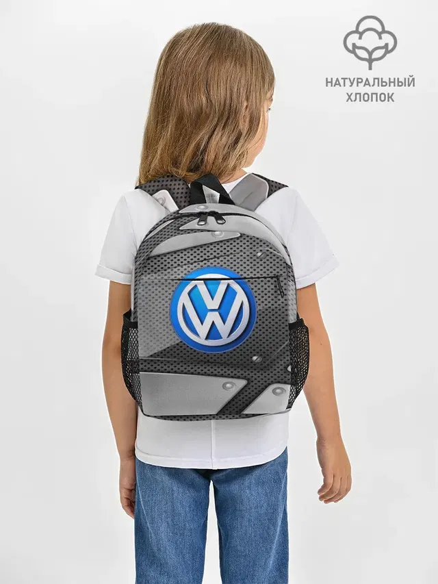 Рюкзак детский с принтом «Volkswagen — Volkswagen metalic 2018»