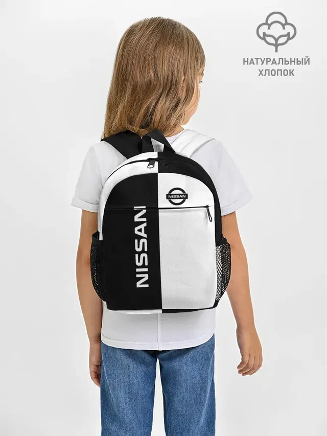 Рюкзак детский с принтом «Nissan logo»