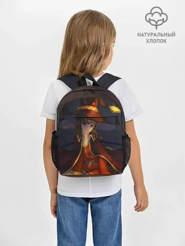 Рюкзак детский с принтом «Megumin ночная»