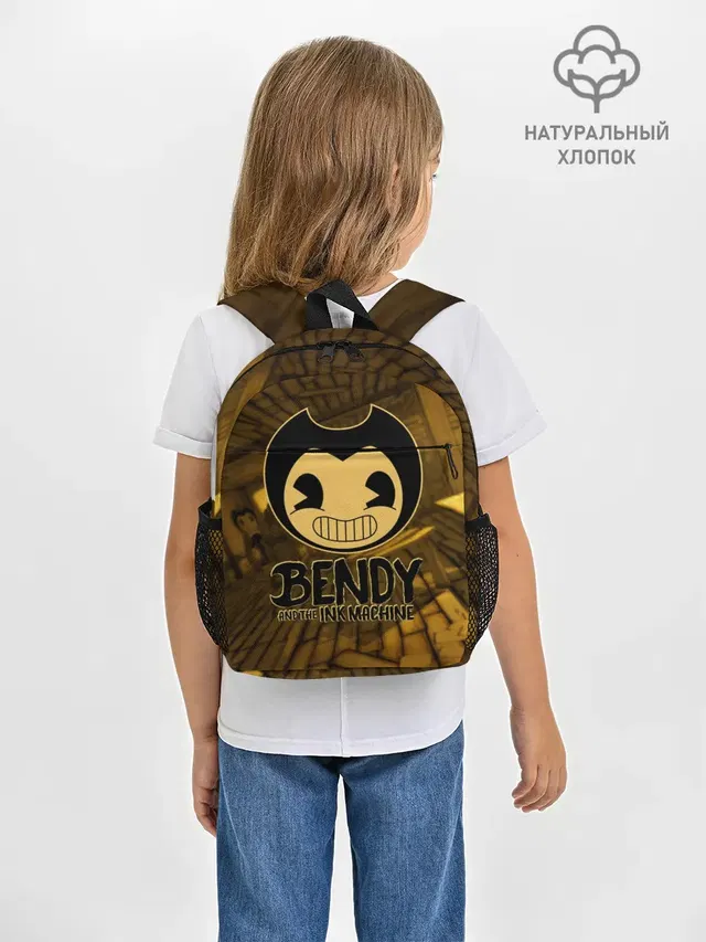 Рюкзак детский с принтом «Bendy the Dancing Demon»