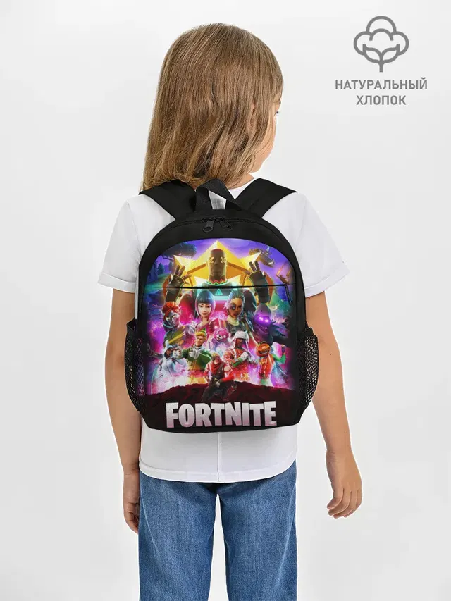 Рюкзак детский с принтом «Фортнайт — Fortnite Королевская Битва»