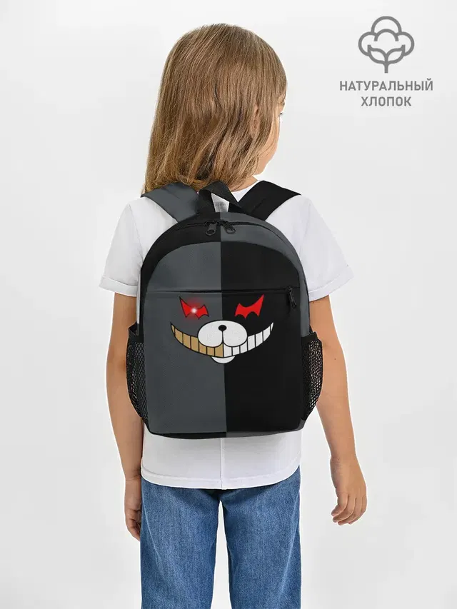 Рюкзак детский с принтом «KUROKUMA x MONOKUMA»