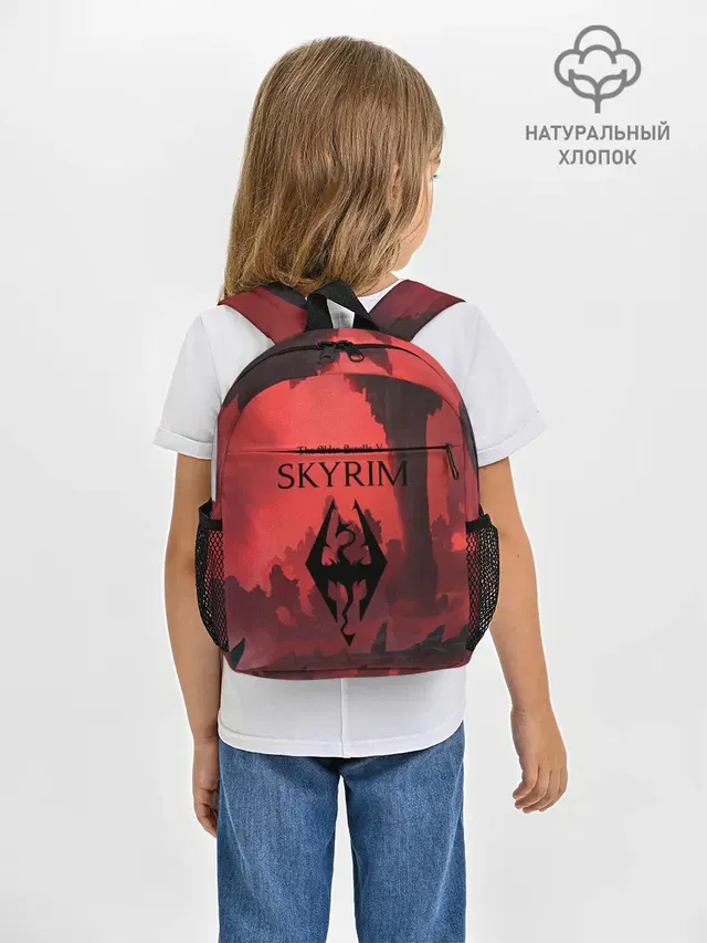 Рюкзак детский с принтом «The Elder Scrolls — The Elder Scrolls SKYRIM»