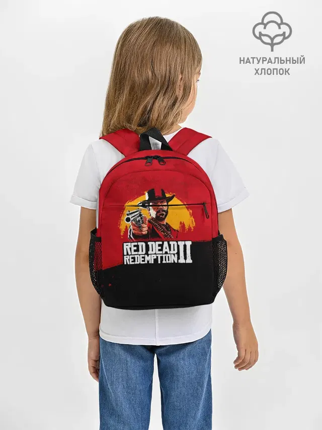 Рюкзак детский с принтом «Arthur Morgan — Red Dead Redemption 2»