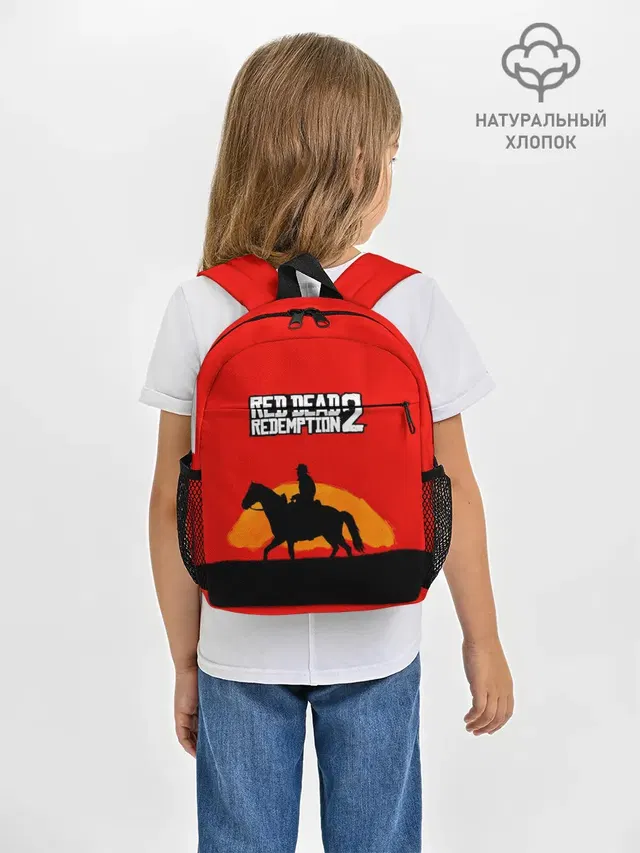 Рюкзак детский с принтом «Cowboy — Red Dead Redemption 2»