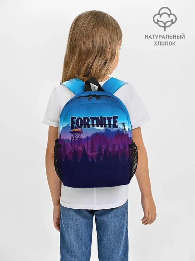 Рюкзак детский с принтом «Фортнайт — Fortnite Save the World»