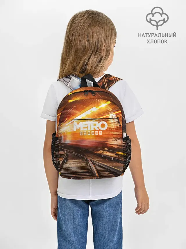 Рюкзак детский с принтом «Metro — metro exodus»