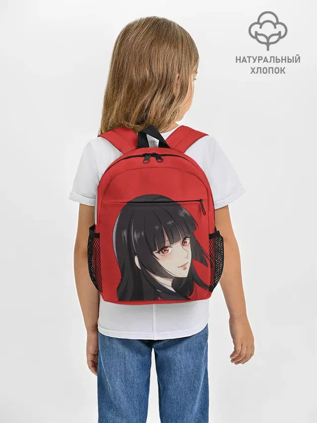 Рюкзак детский с принтом «Kakegurui Red»