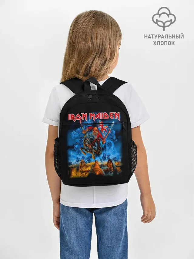 Рюкзак детский с принтом «Iron Maiden»