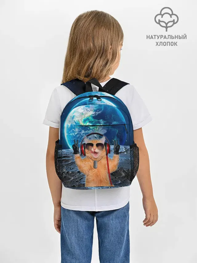 Кот на луне