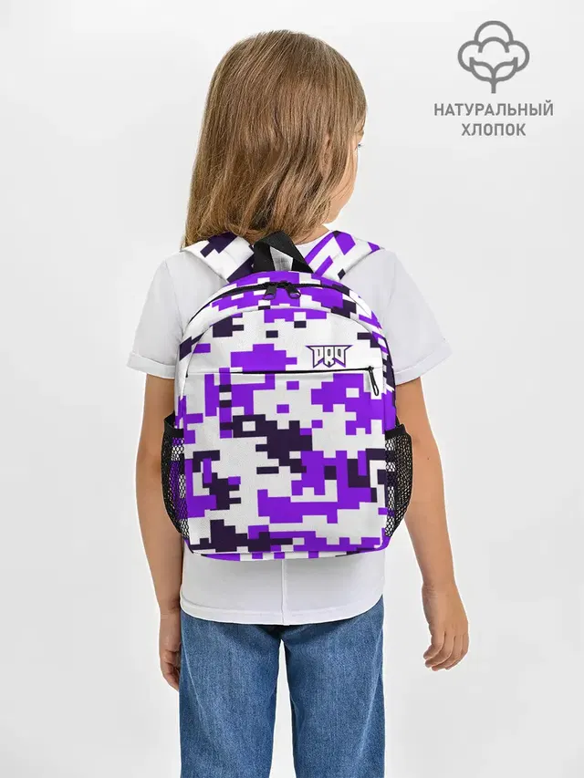 Рюкзак детский с принтом «digital camouflage»