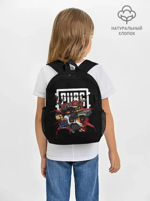 Рюкзак детский с принтом «ПАБГ — PUBG fan art»