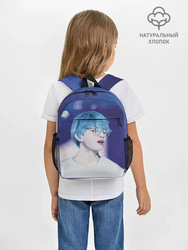 Рюкзак детский с принтом «BTS — BTS Blue»