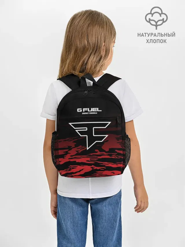 Рюкзак детский с принтом «Counter-Strike — Faze clan - Jersey pro 2019»
