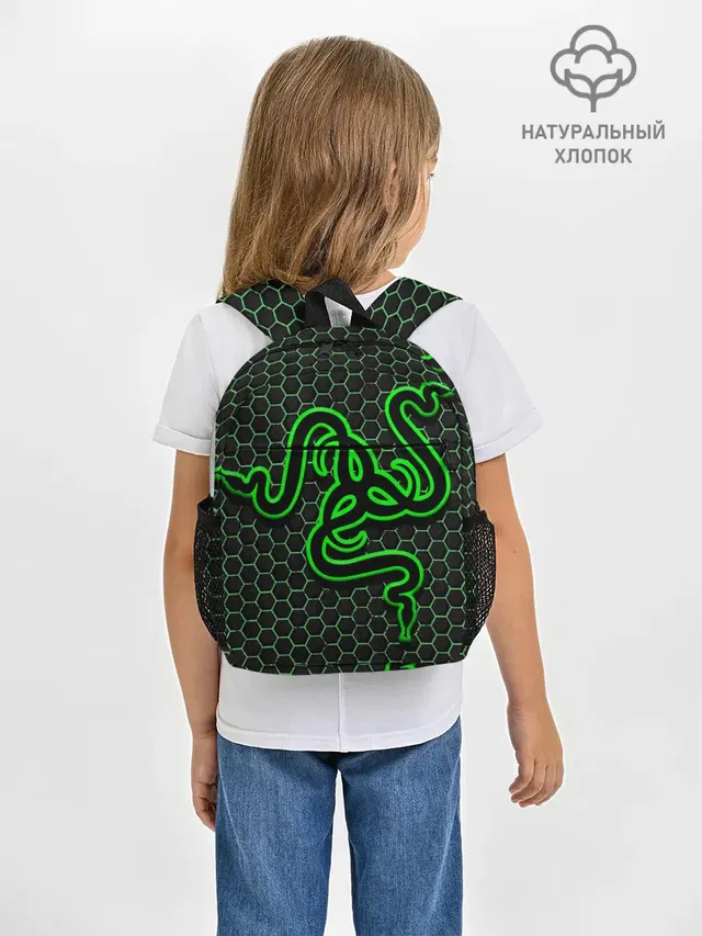 Рюкзак детский с принтом «Разные игры — RAZER»