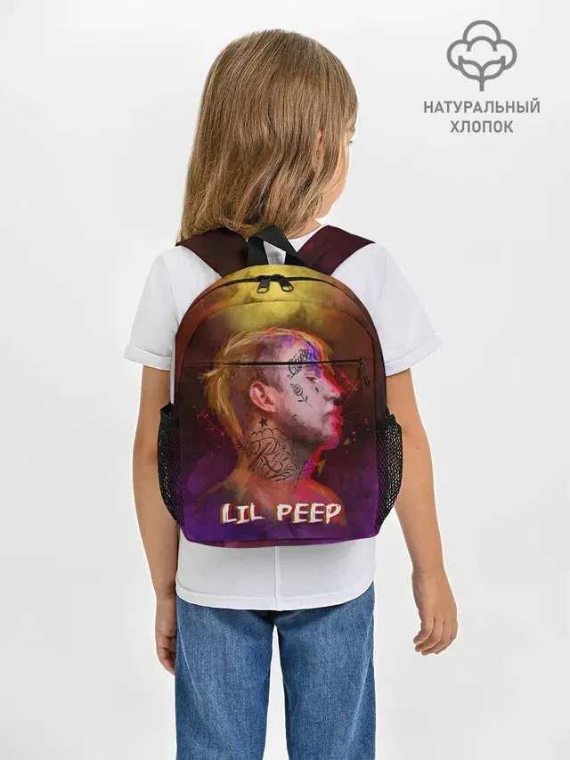 Рюкзак детский с принтом «Lil Peep — Lil Peep ART»