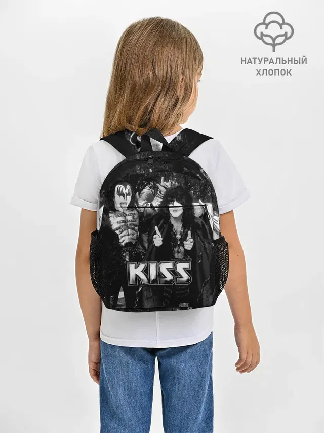 Рюкзак детский с принтом «Kiss»