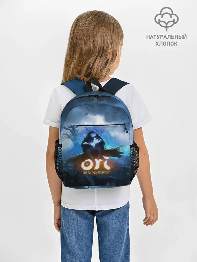 Рюкзак детский с принтом «Ori — Ori - And The Will Of The Wisp»