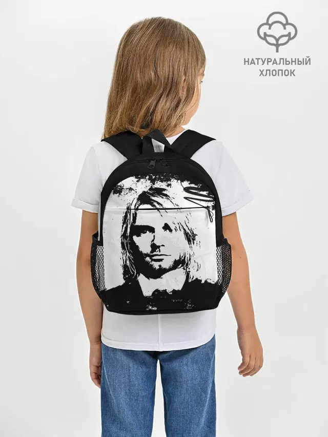 Рюкзак детский с принтом «Kurt Cobain»