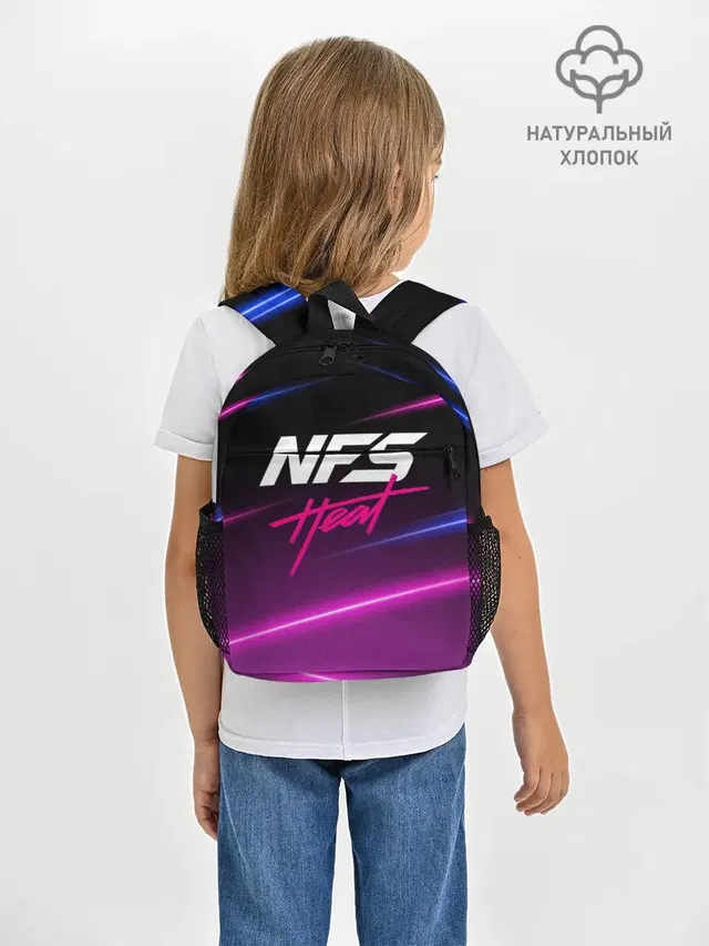 Рюкзак детский с принтом «Neon — NFS: Heat»